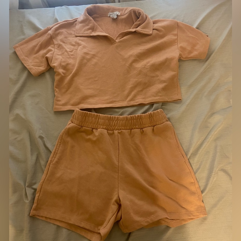 NWOT Tan Matching Set